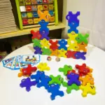emotion faces wooden puzzle blocks 3