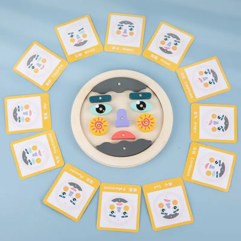 emotion matching face puzzle 3