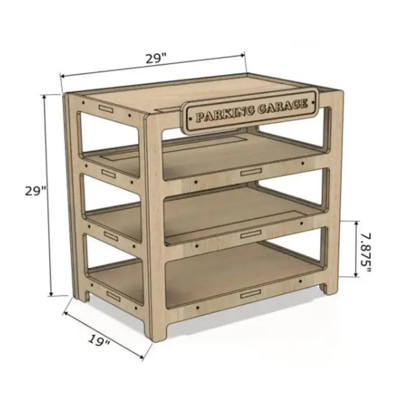 garage toy car display 5