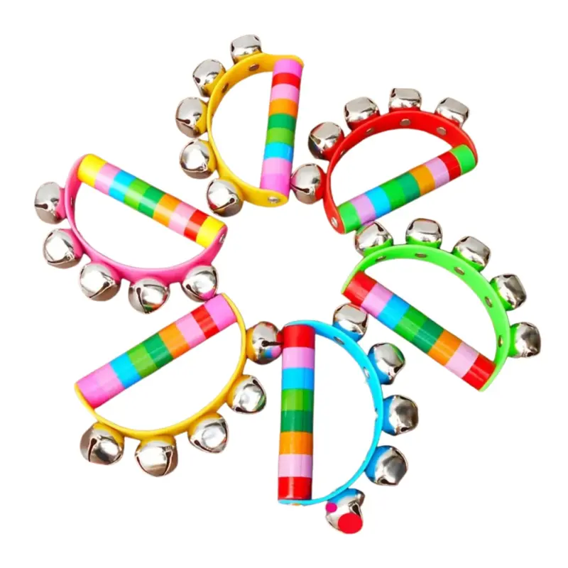 handheld bell tambourine 2