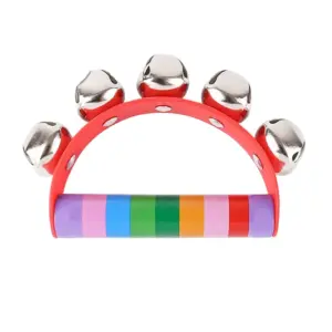 handheld bell tambourine
