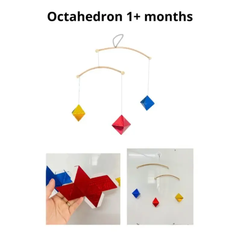 montessori mobile set octahedron