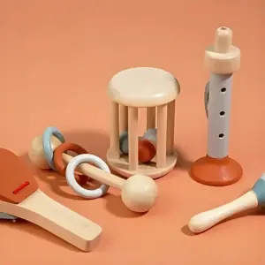 montessori wooden musical instrument set