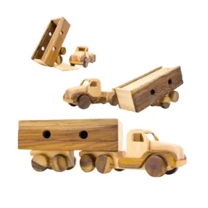 wooden container truck toy