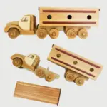 wooden container truck toy 5