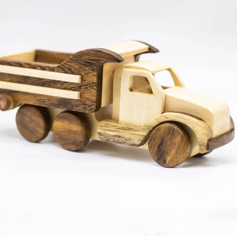 wooden dump truck toy 5