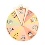 wooden emotion wheel for kids
