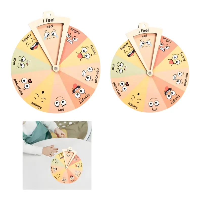wooden emotion wheel for kids 4