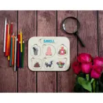 wooden five senses learning board4