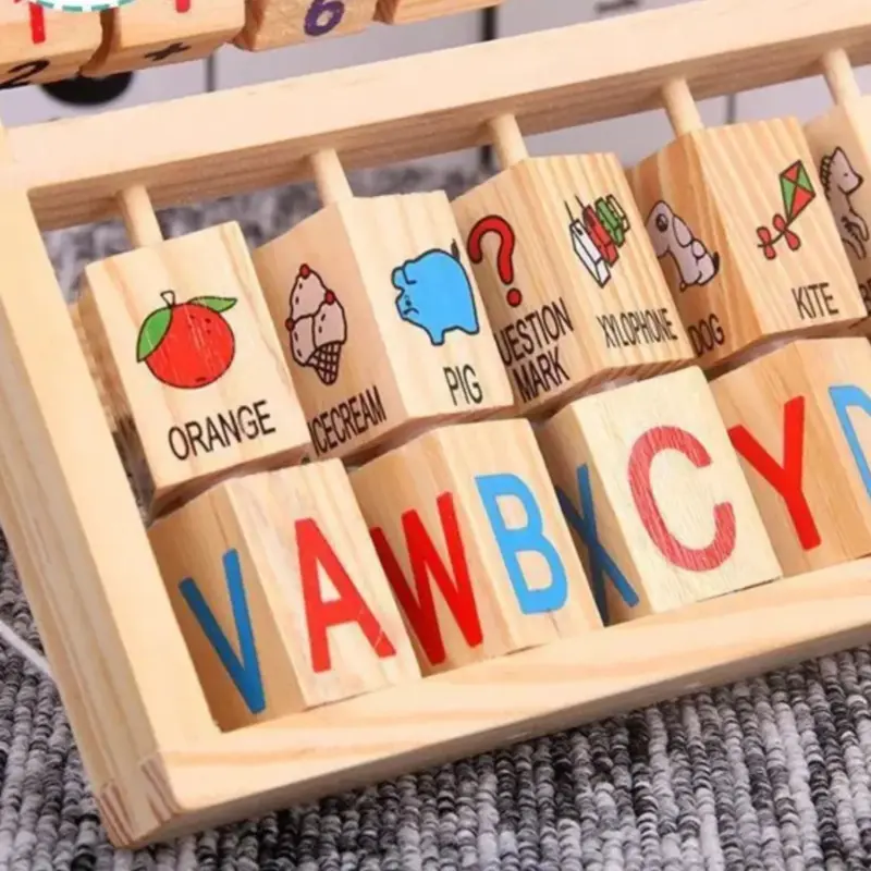 wooden-math-alphabet-clock-board-4 wooden math alphabet clock board 4