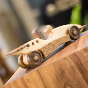 wooden racing cars toy