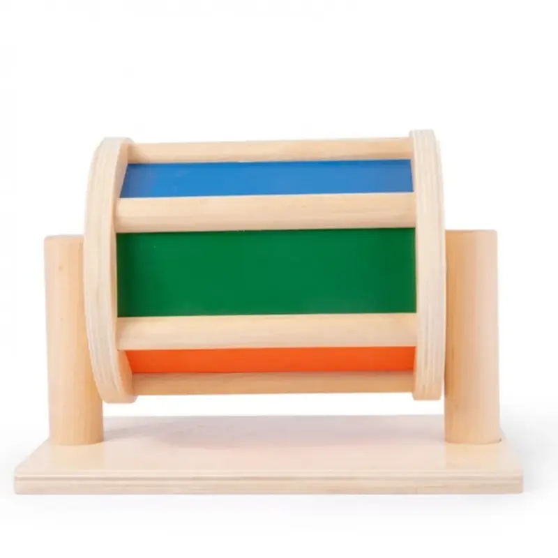 wooden rotating drum toy phu