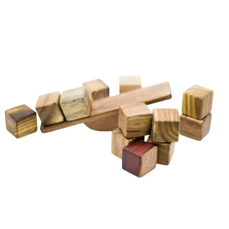 wooden seesaw blocks set 3