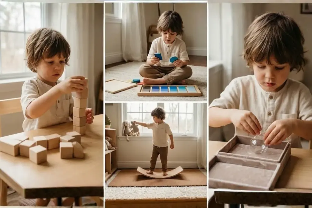 activities by sensory channel