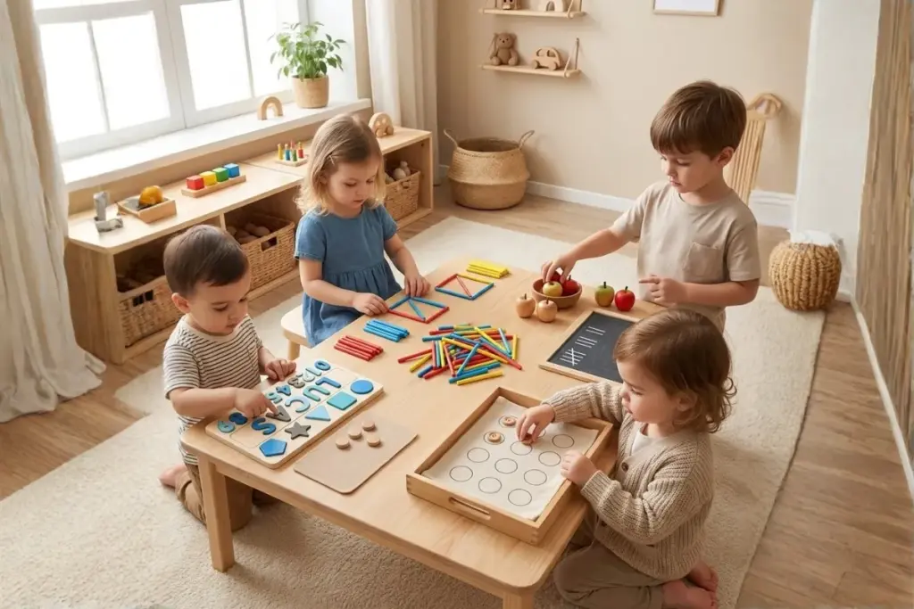 what are montessori math skills
