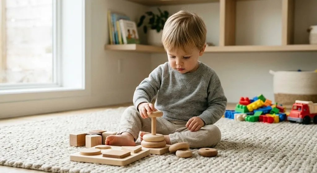 why wooden toys feel calmer sound texture and overstimulation
