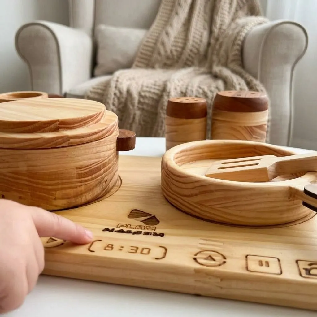 wooden cooking toy set 1