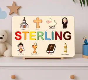 Sacred Beginnings Personalized Name Puzzle