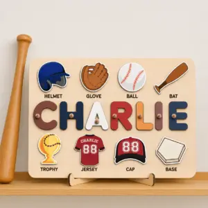 baseball theme name puzzle