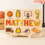 basketball theme name puzzle