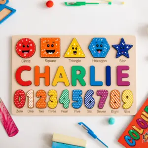 colorful shape name puzzle