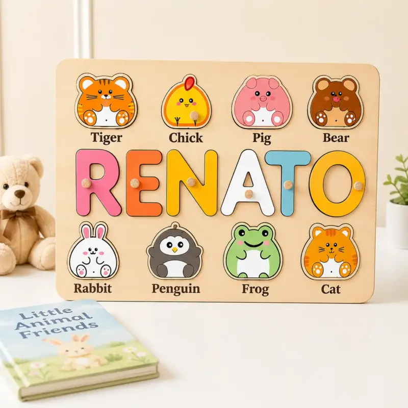 cute animals name puzzle
