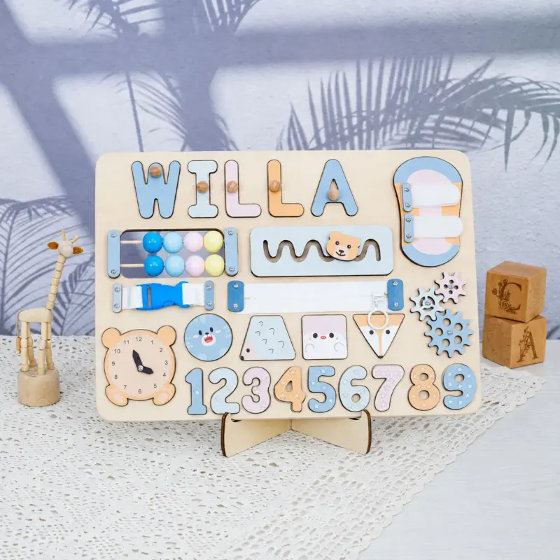 forest-animals-wooden-montessori-busy-board-2 forest animals wooden montessori busy board 2
