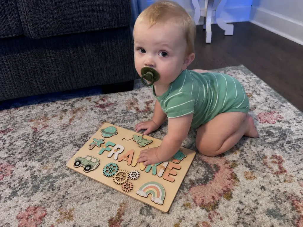infant busy board 6 12 months