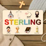 labeled catholic symbols name puzzle baptism gift from godparents 3