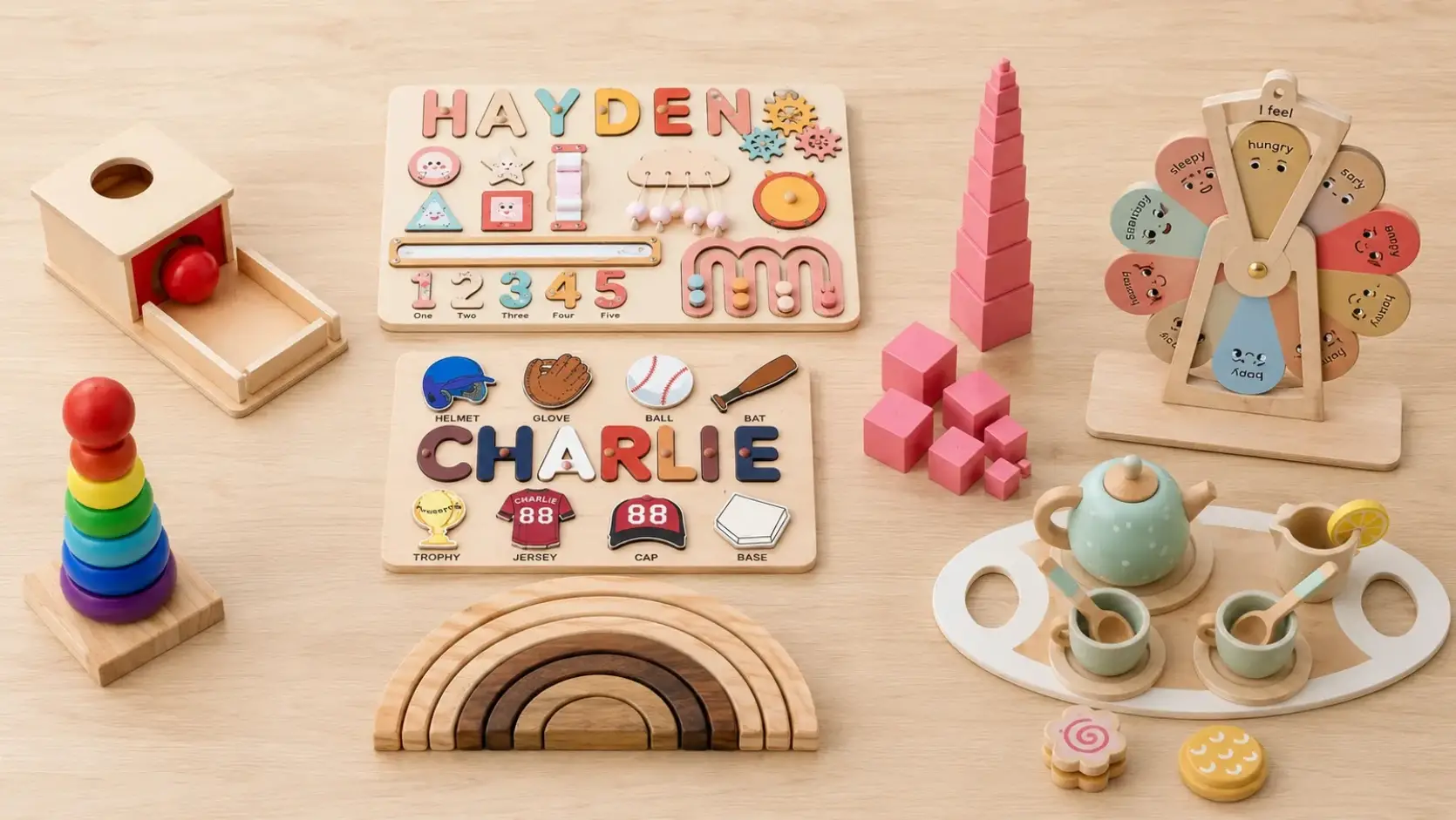 montessori toys starter kit by age