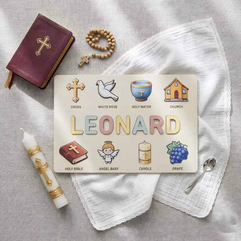 personalized holy symbols name puzzle baptism gift from godparents 2