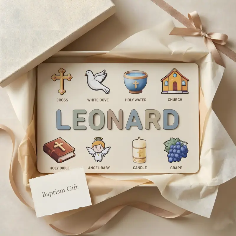 personalized holy symbols name puzzle baptism gift from godparents 3