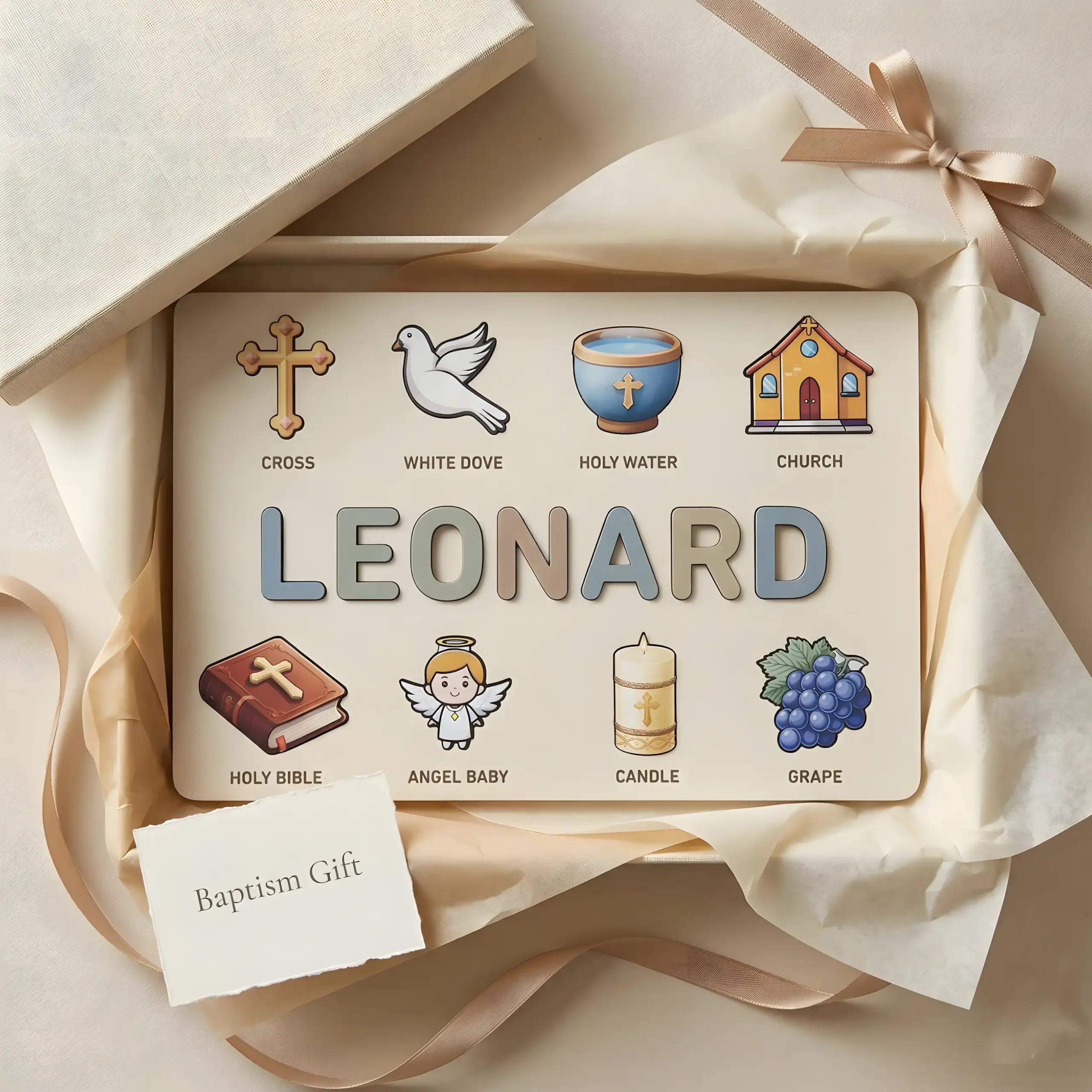 personalized holy symbols name puzzle baptism gift from godparents 3