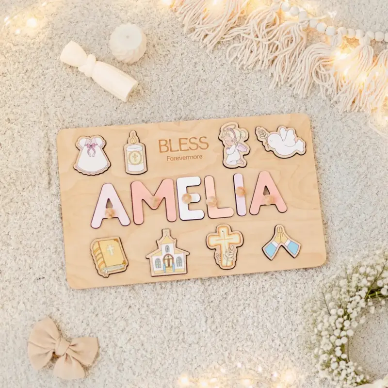 pink bless forevermore name puzzle 2
