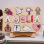 pink rosary goddaughter name puzzle