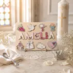 pink rosary goddaughter name puzzle 3