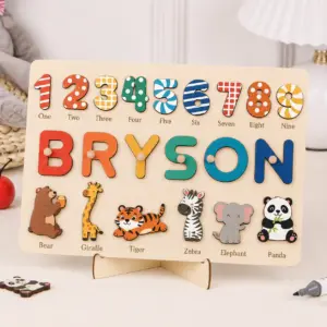 zoo animals name puzzle