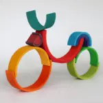 Large Wooden Rainbow Stacker 2