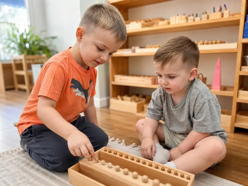 montessori mixed age older child teaching